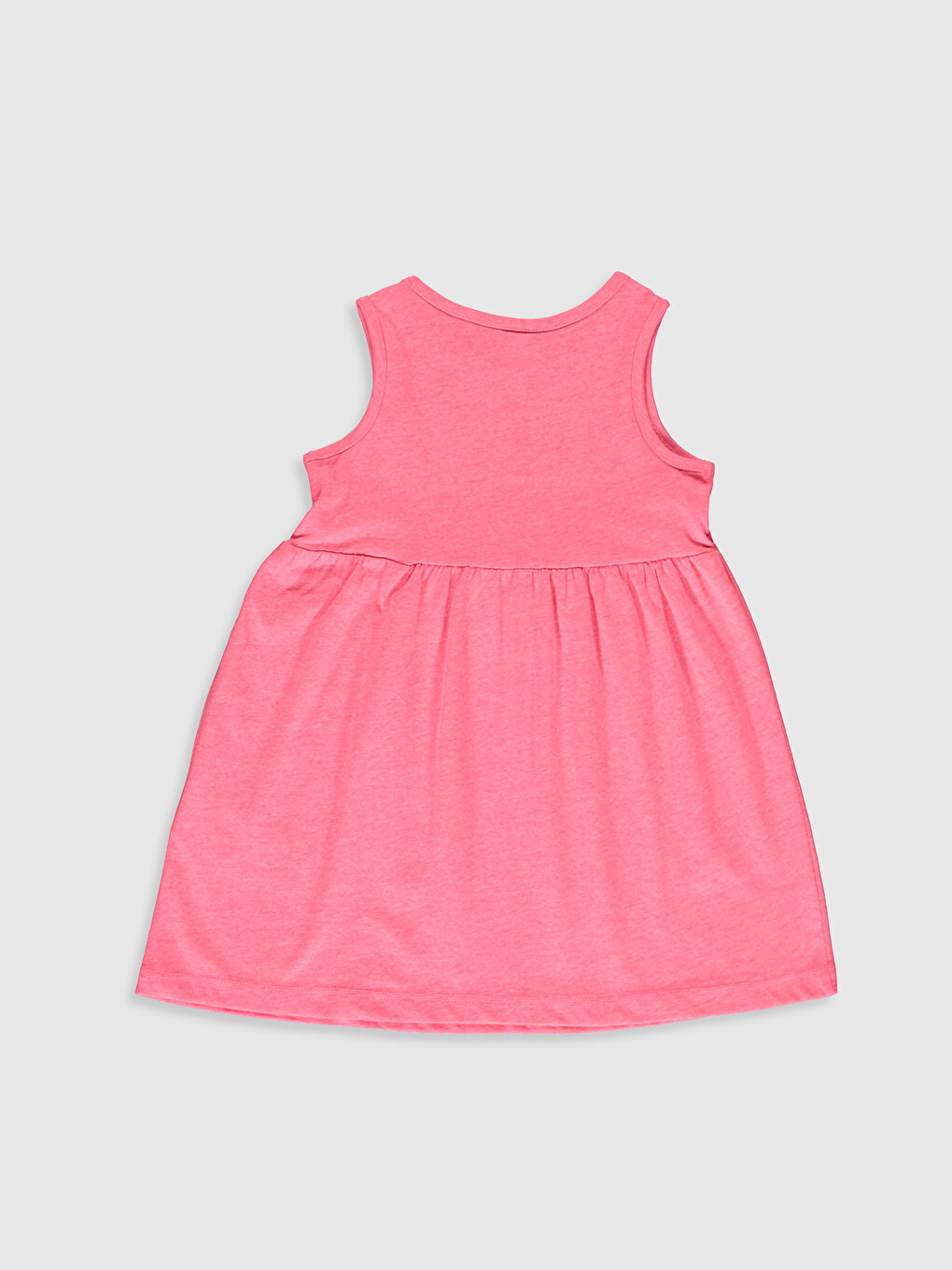 Vajzë E Vogël Roze Fustan-1