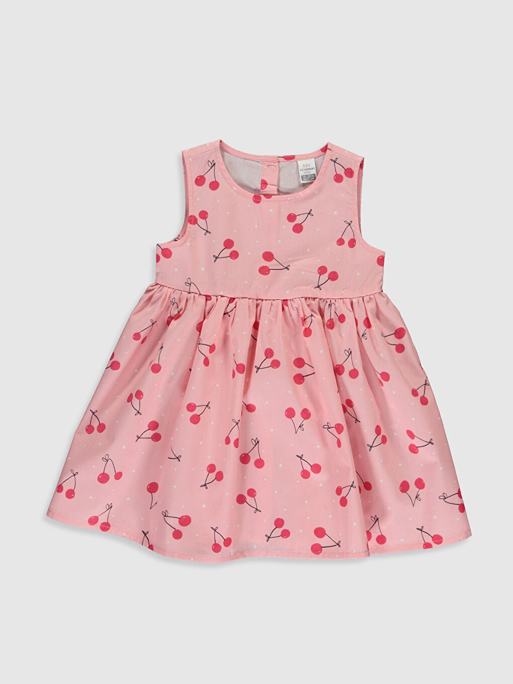 Сукня з попліну з принтом для дівчинки-1