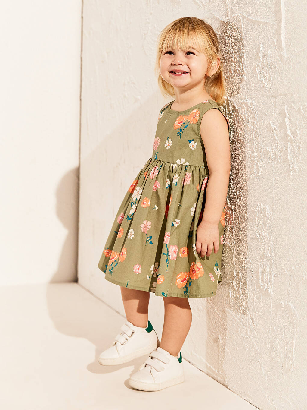 Baby Girl's Printed Poplin Dress
