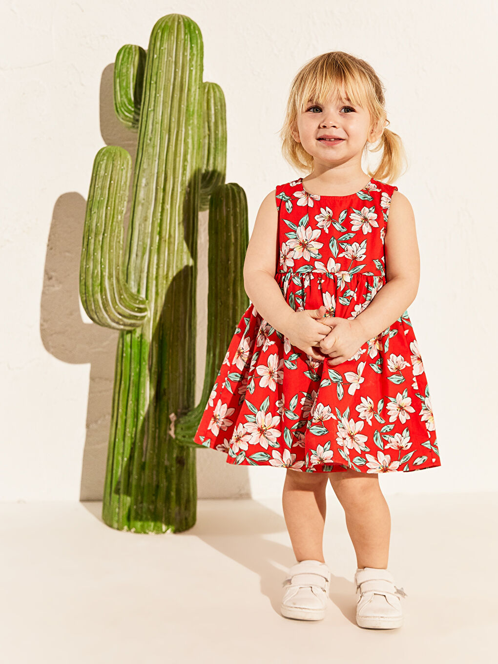 Baby Girl's Printed Poplin Dress