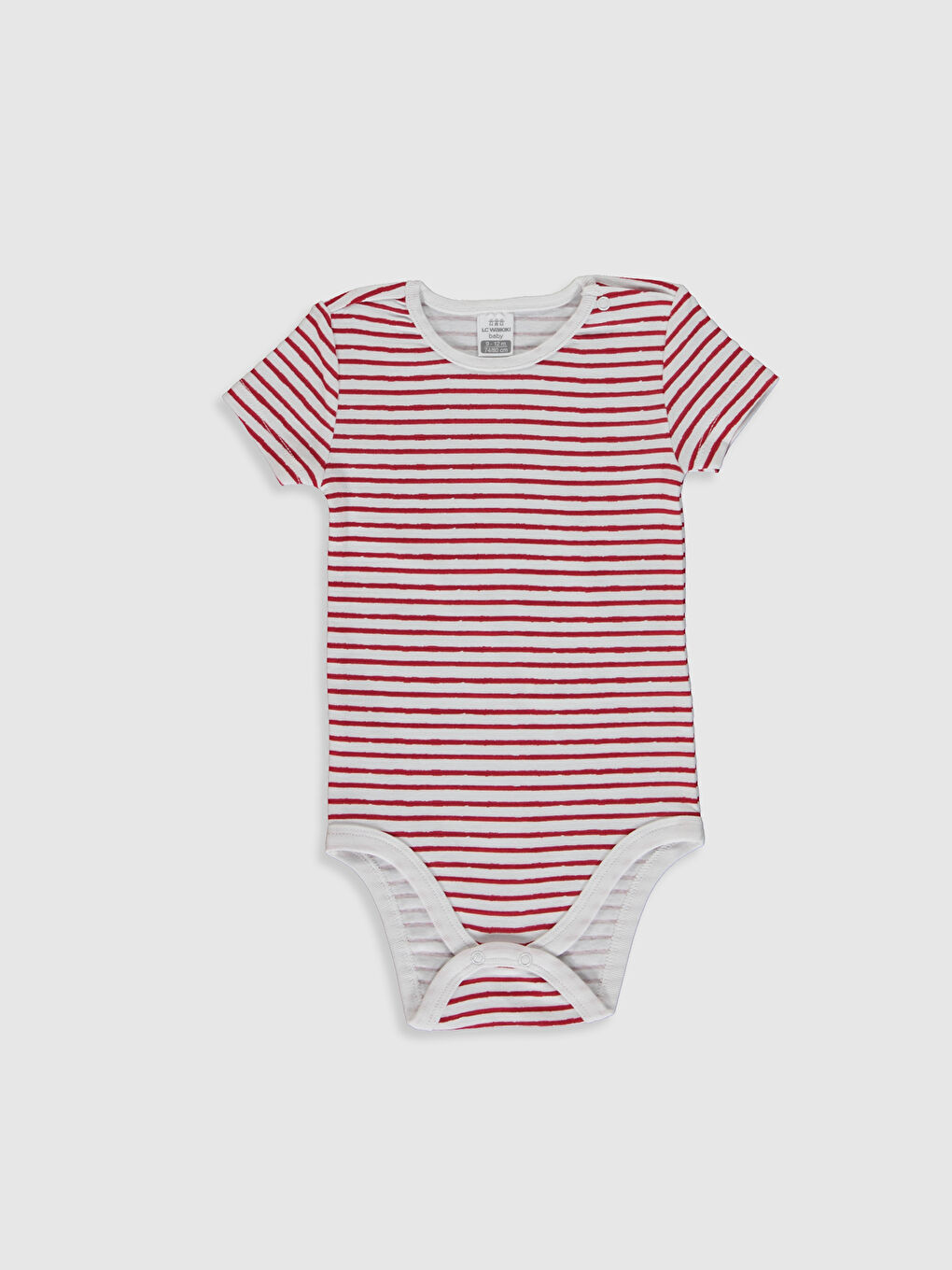 Crew Neck Baby Girl Bodysuit 2 Pack-3