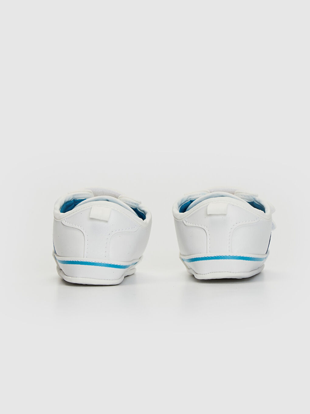 Beyaz Erkek Bebek Cırt Cırtlı Yürüme Öncesi Ayakkabı-3