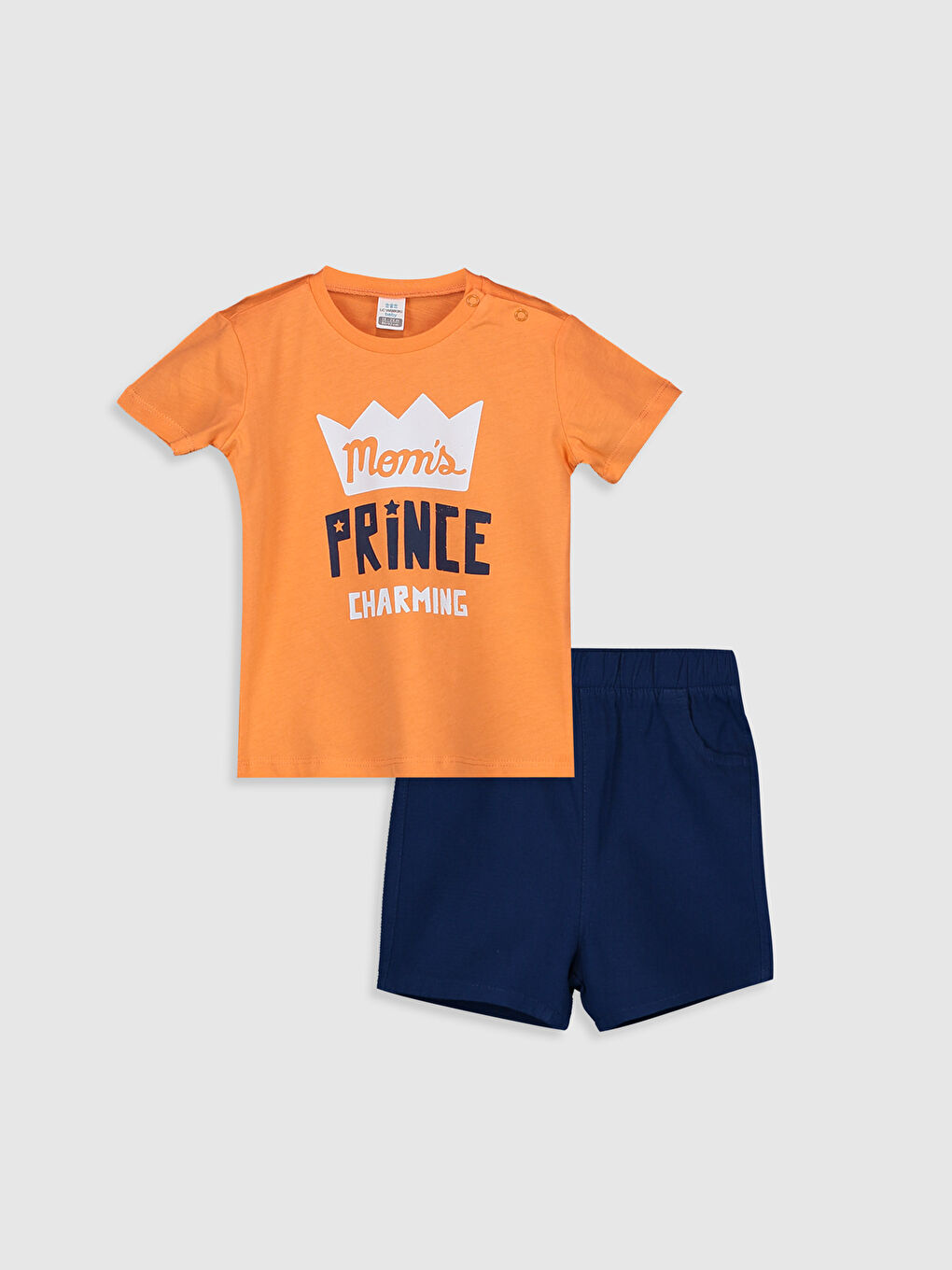 LCW baby Short Sleeved Baby Boy Suit -0S2715Z1-GLP