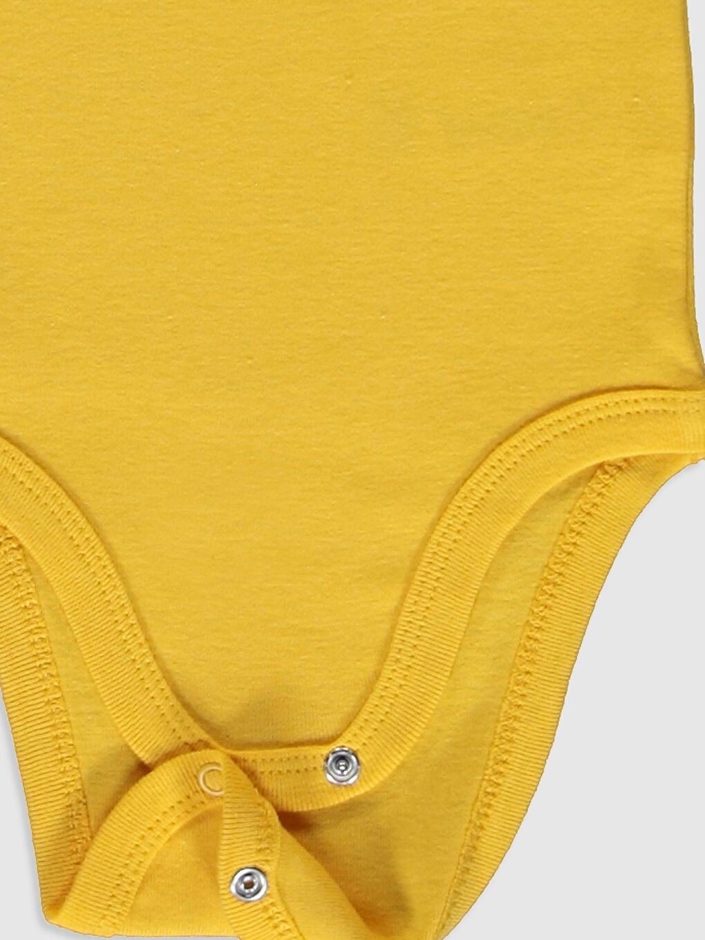 Sarı Bisiklet Yaka Kolsuz Baskılı Erkek Bebek Çıtçıtlı Body 2'li-4