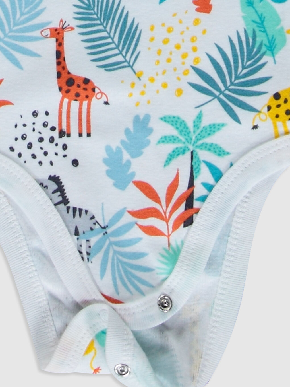 Sarı Bisiklet Yaka Kolsuz Baskılı Erkek Bebek Çıtçıtlı Body 2'li-5