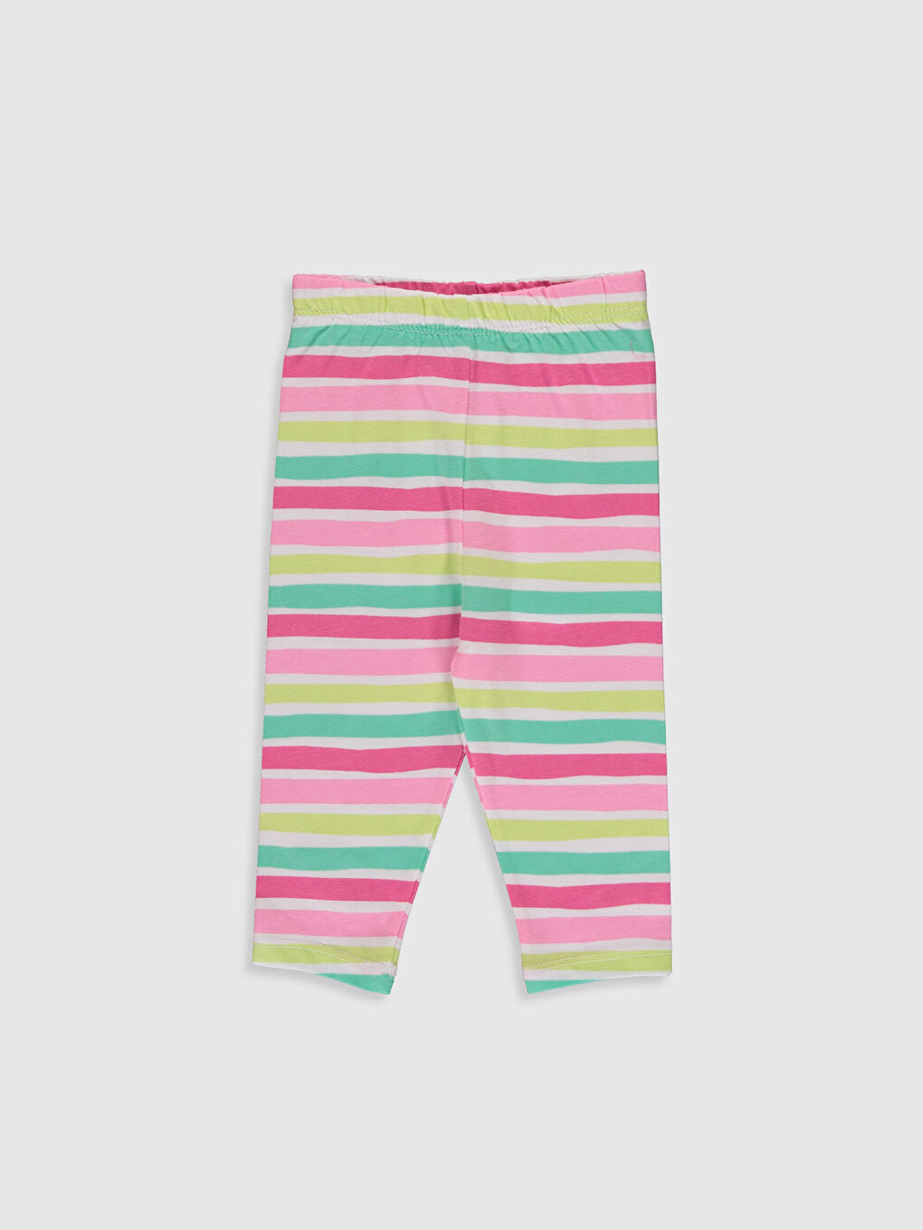 Pembe Bisiklet Yaka Uzun Kol Baskılı Kız Bebek Pijama Takımı-3