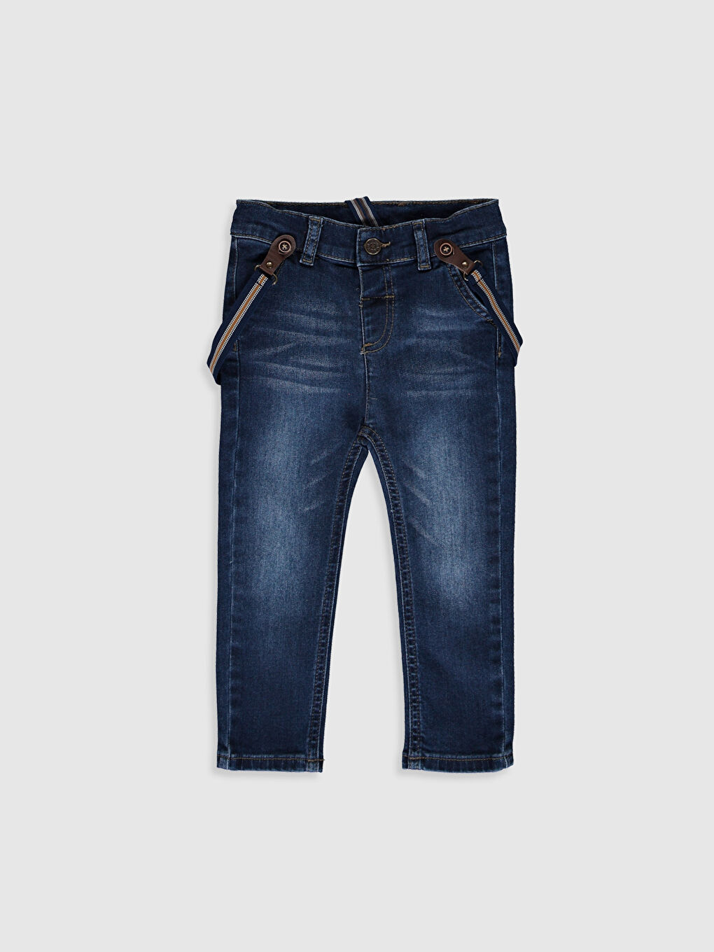 İndigo Dar Kalıp Erkek Bebek Jean