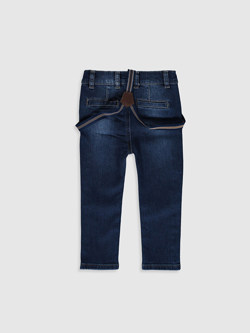 İndigo Dar Kalıp Erkek Bebek Jean-1