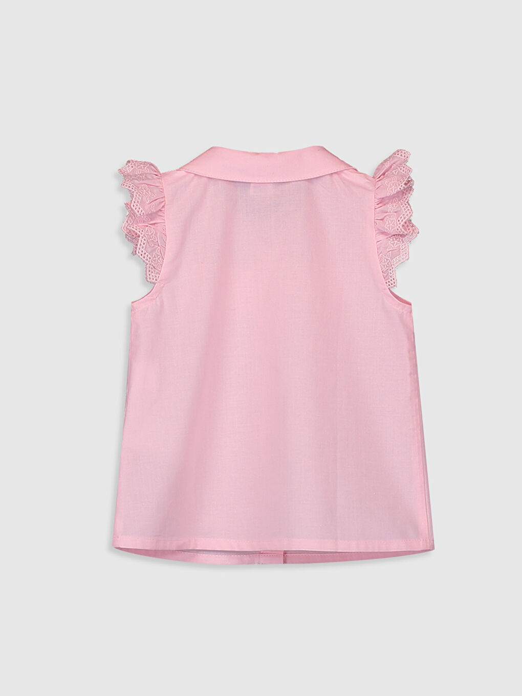LCW baby Риза с къс ръкав и яка Питър Пан за бебета момичета -0S3614Z1-GAT