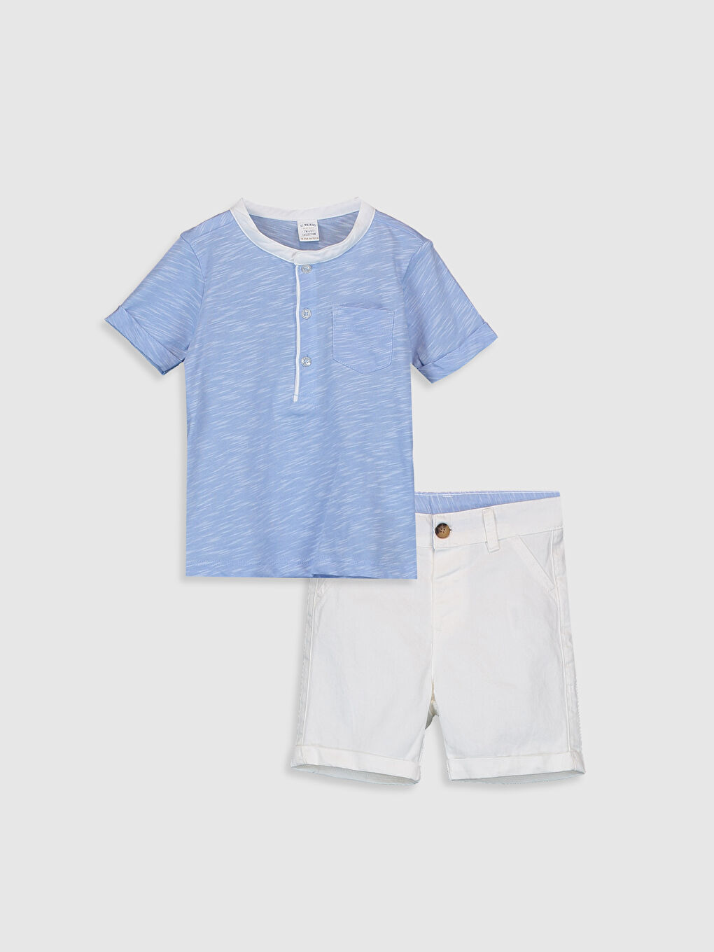 LCW baby Short Sleeved Baby Boy Suit -0S3962Z1-CU5