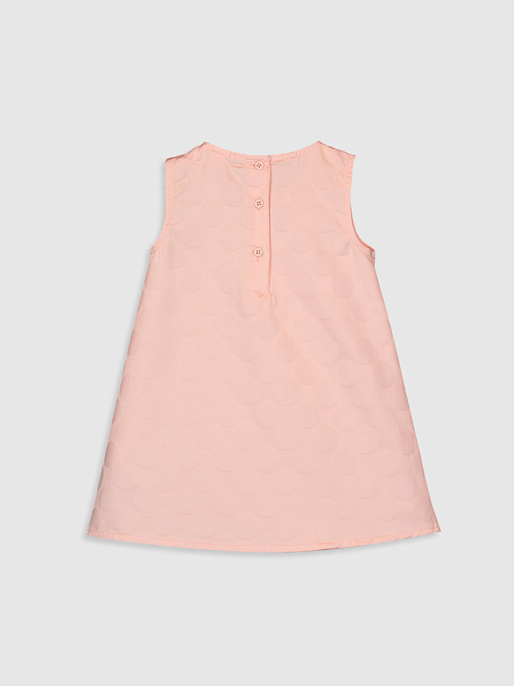 Crew Neck Baby Girls' Dress-1