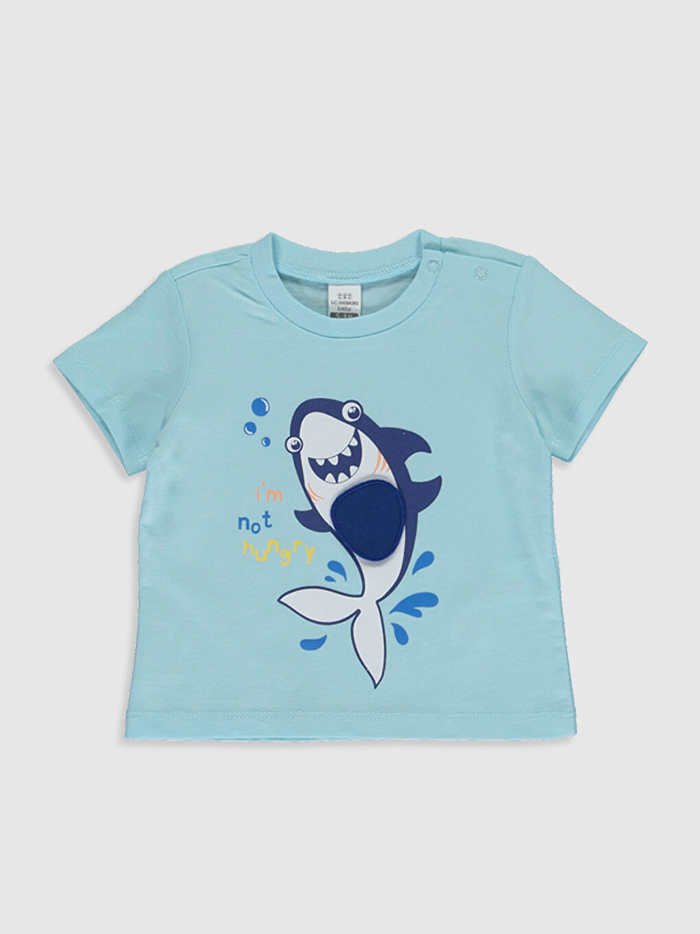 Mavi Bisiklet Yaka Kısa Kollu Baskılı Erkek Bebek Pijama Takım-2