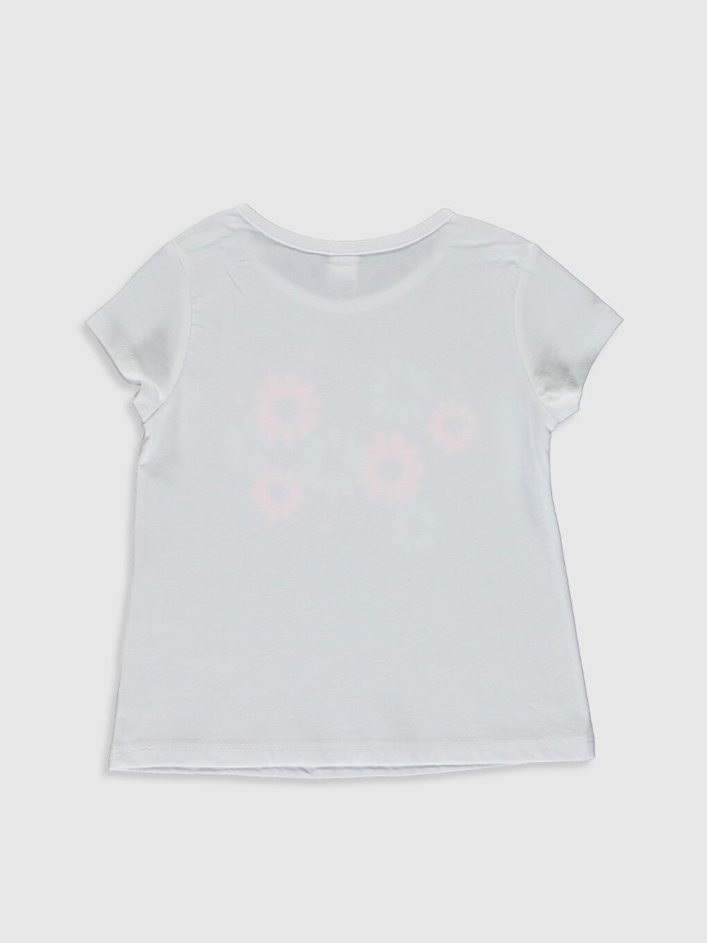 Малышки девочки Белый Футболка-1