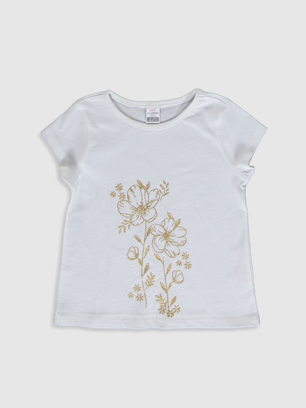Vajzë E Vogël Ngjyre Pana T-shirt