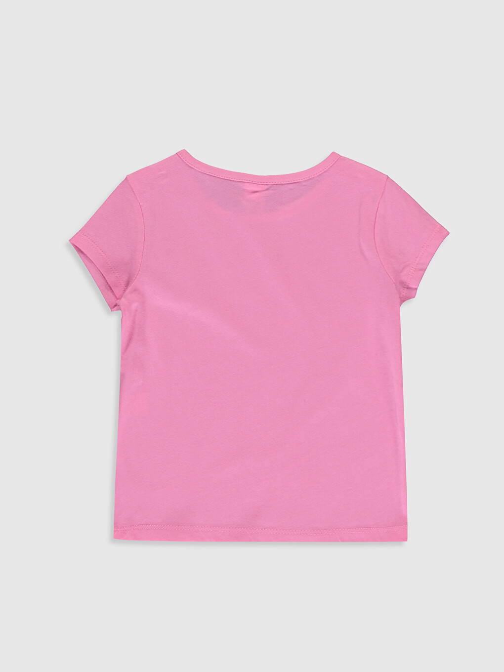 T-shirt I Stampuar Me Jakë Të Rrumbullakët Dhe Mëngë Të Shkurtra Për Foshnja Vajza-1