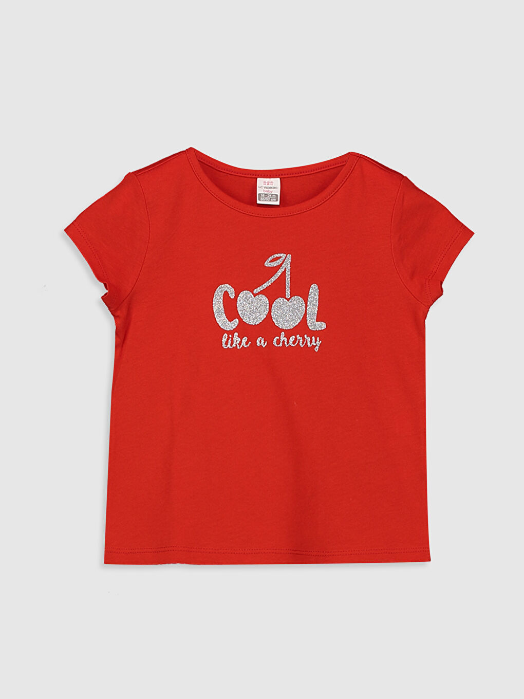 T-shirt ROUGE Bébé Fille