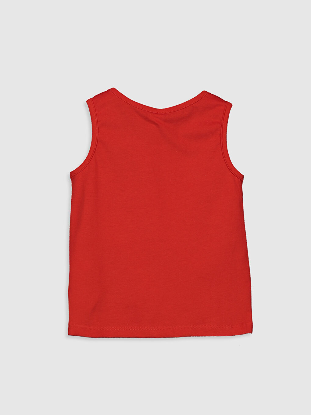 Kırmızı Bisiklet Yaka Kız Bebek Atlet-1