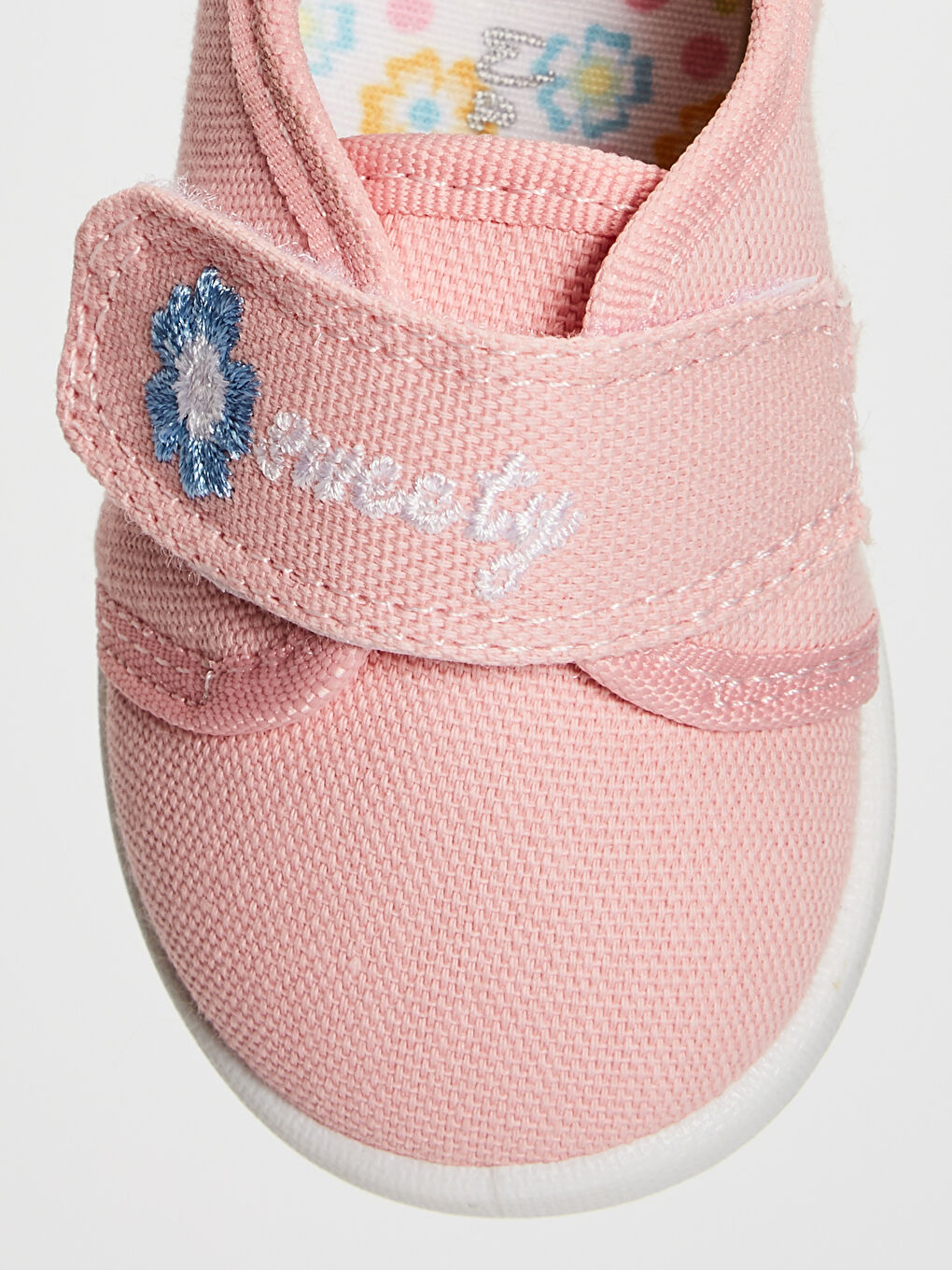 Pembe Kız Bebek Cırt Cırtlı Yürüme Öncesi Ayakkabı-4