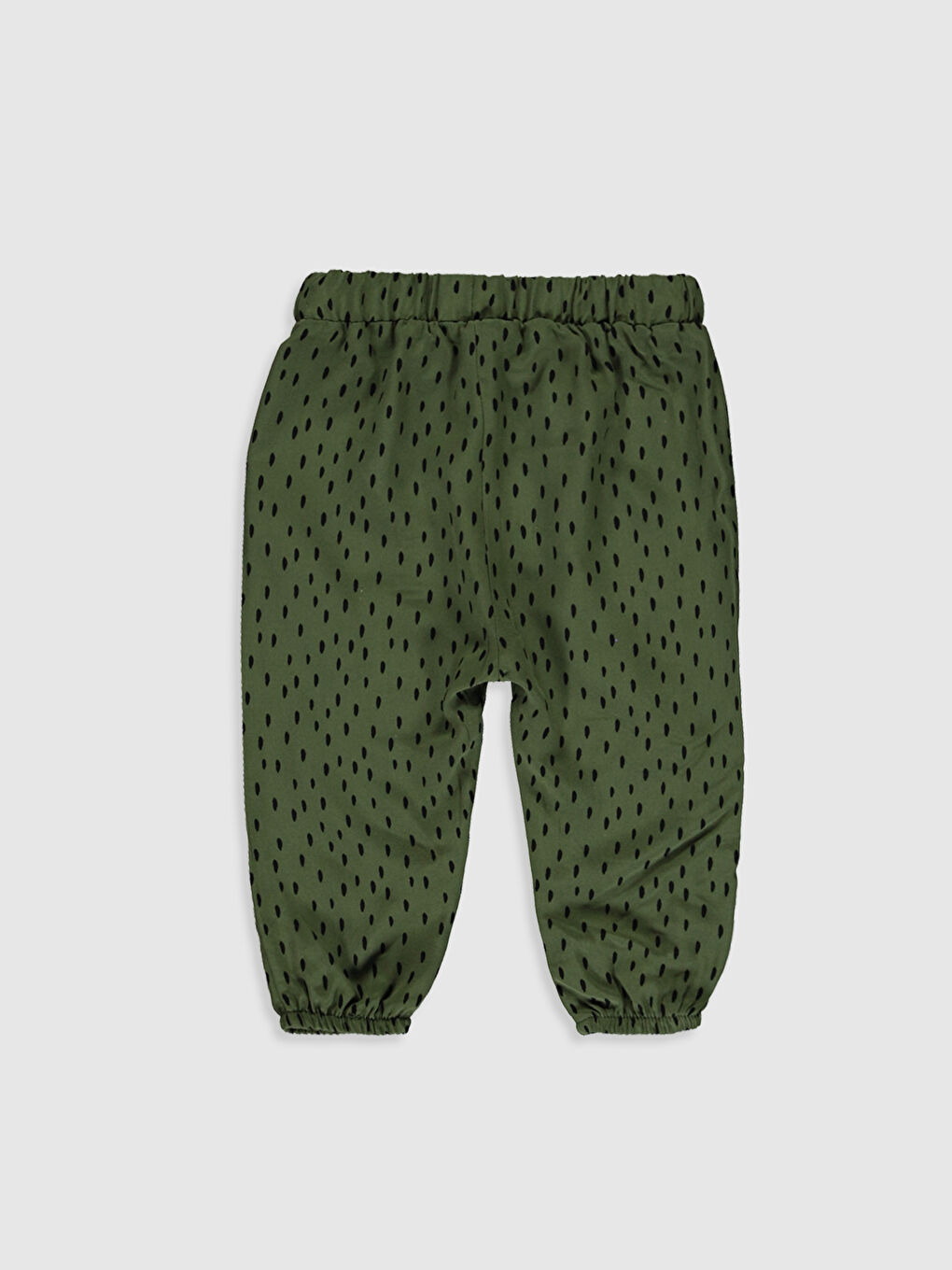 Pantalon de survêtement basique pour bébé fille à taille élastiquée-1