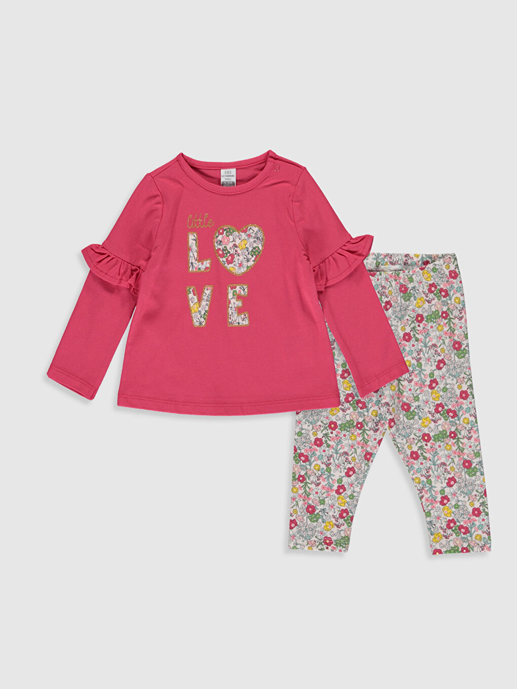Lot de 2 ensembles bébé fille 