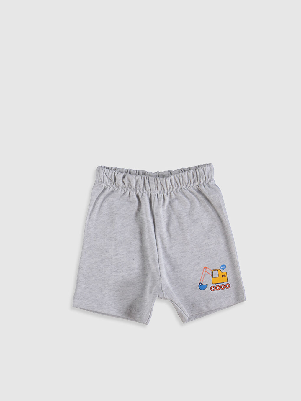 Beyaz Beli Lastikli Pamuklu Erkek Bebek Pijama Alt 2'li-3