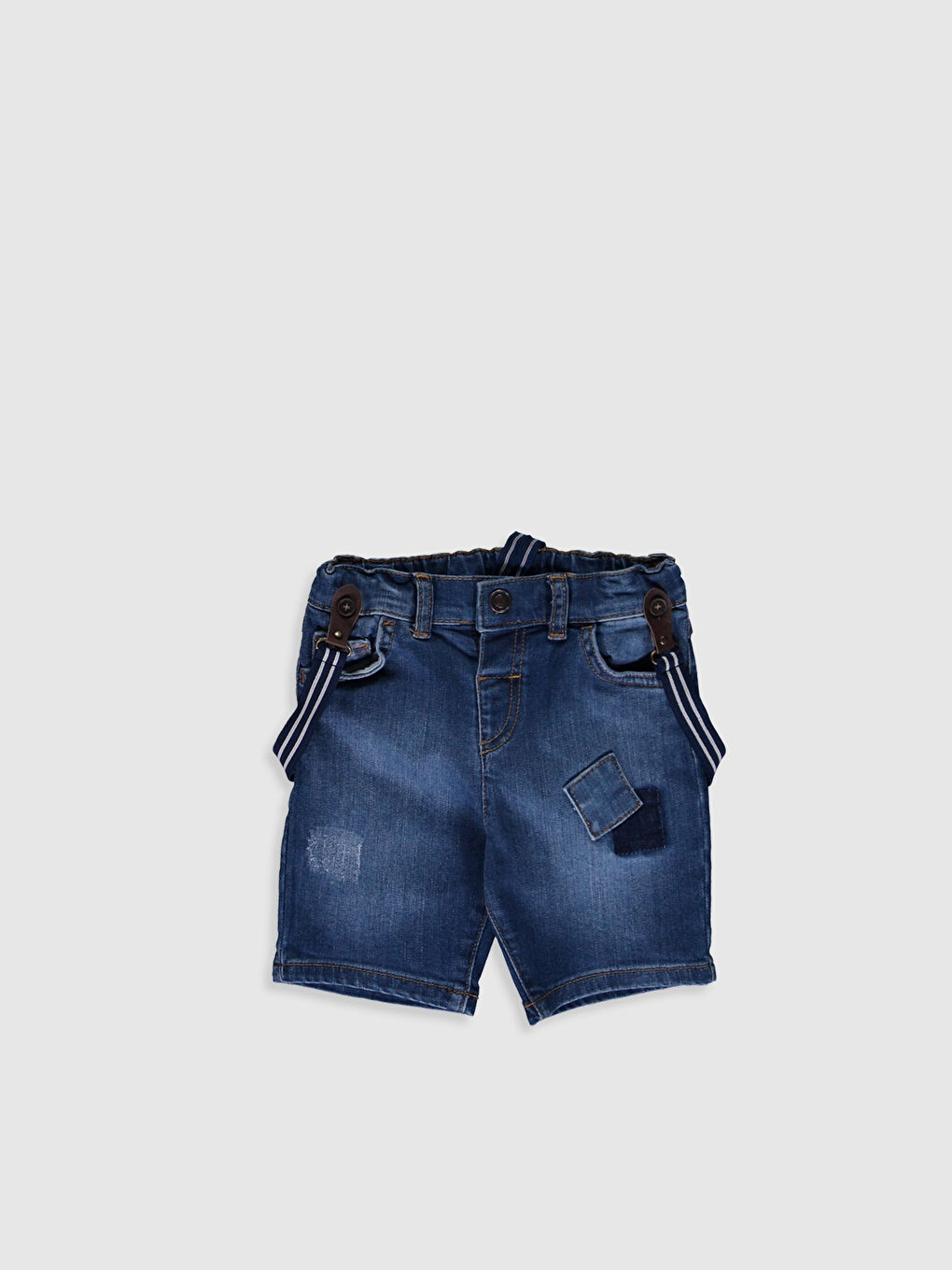 İndigo Standart Kalıp Erkek Bebek Jean Şort