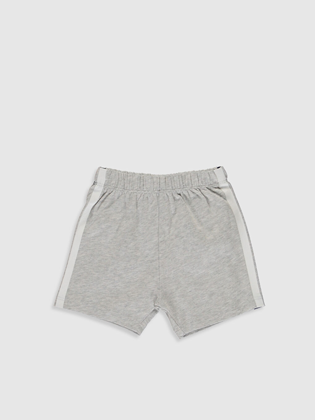 Mercan Bisiklet Yaka Kısa Kollu Baskılı Erkek Bebek Pijama Takım-3