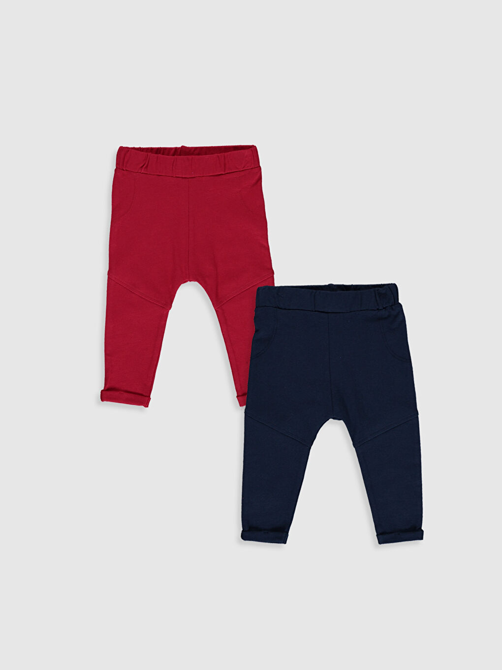Kırmızı Erkek Bebek Pantolon