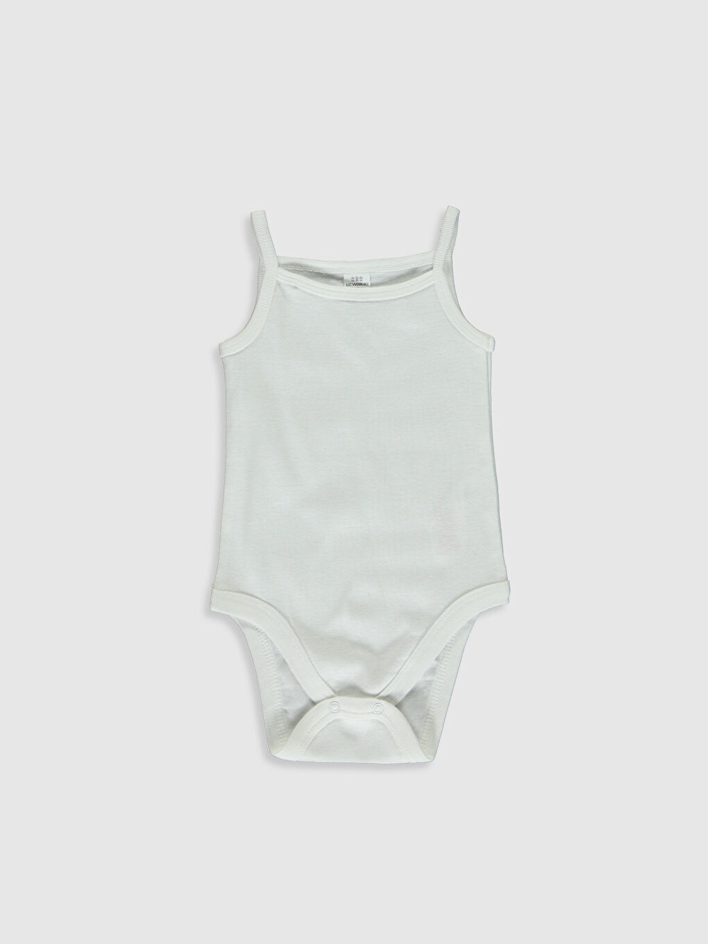 Шаршы жағалы бауы бар негізгі мақтадан жасалған қыз балаларға арналған түймесі бар боди 2 бөліктен тұратын-2