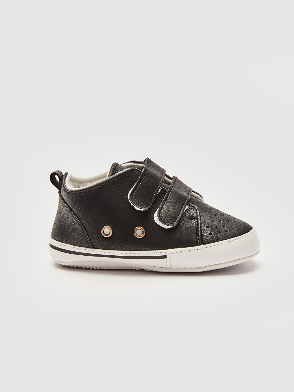 Siyah Erkek Bebek Yürüme Öncesi Ev Ayakkabısı