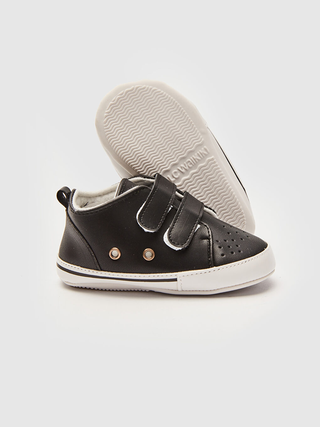 Siyah Erkek Bebek Yürüme Öncesi Ev Ayakkabısı-2