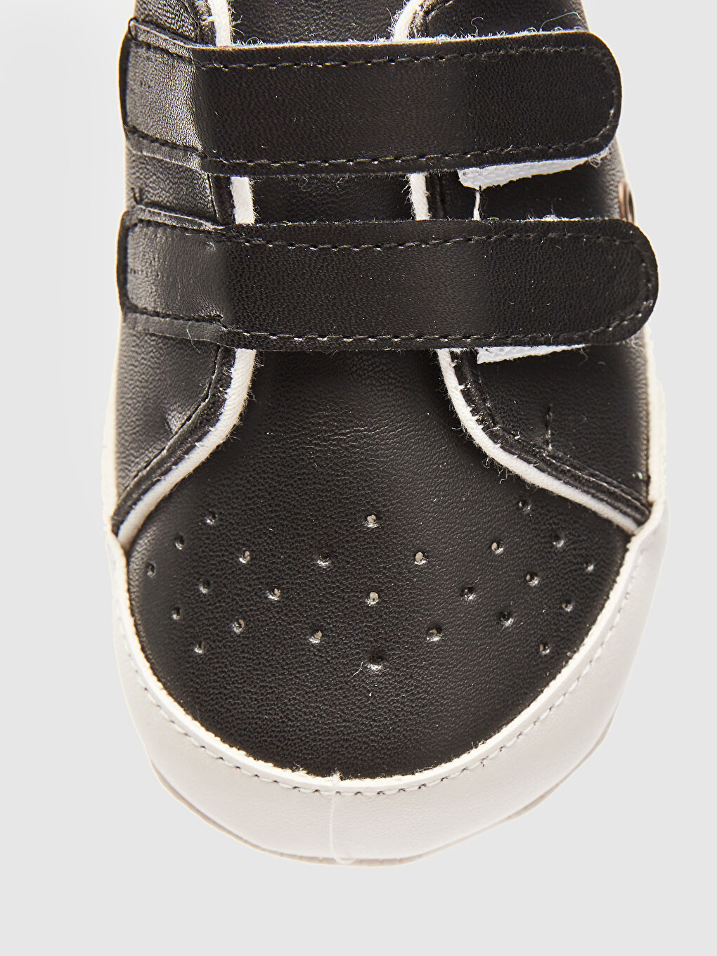 Siyah Erkek Bebek Yürüme Öncesi Ev Ayakkabısı-4