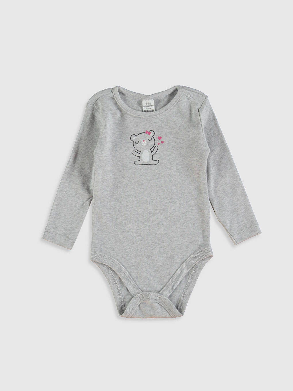 Beyaz Askılı Pamuklu Kız Bebek Çıtçıtlı Body 2'li-2