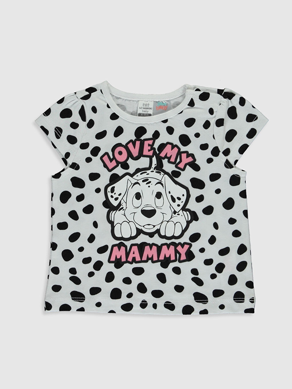 LCW baby Baby Girl Pattern Cotton Pajamas 101 Dalmatian Team -0S7137Z1-LU7