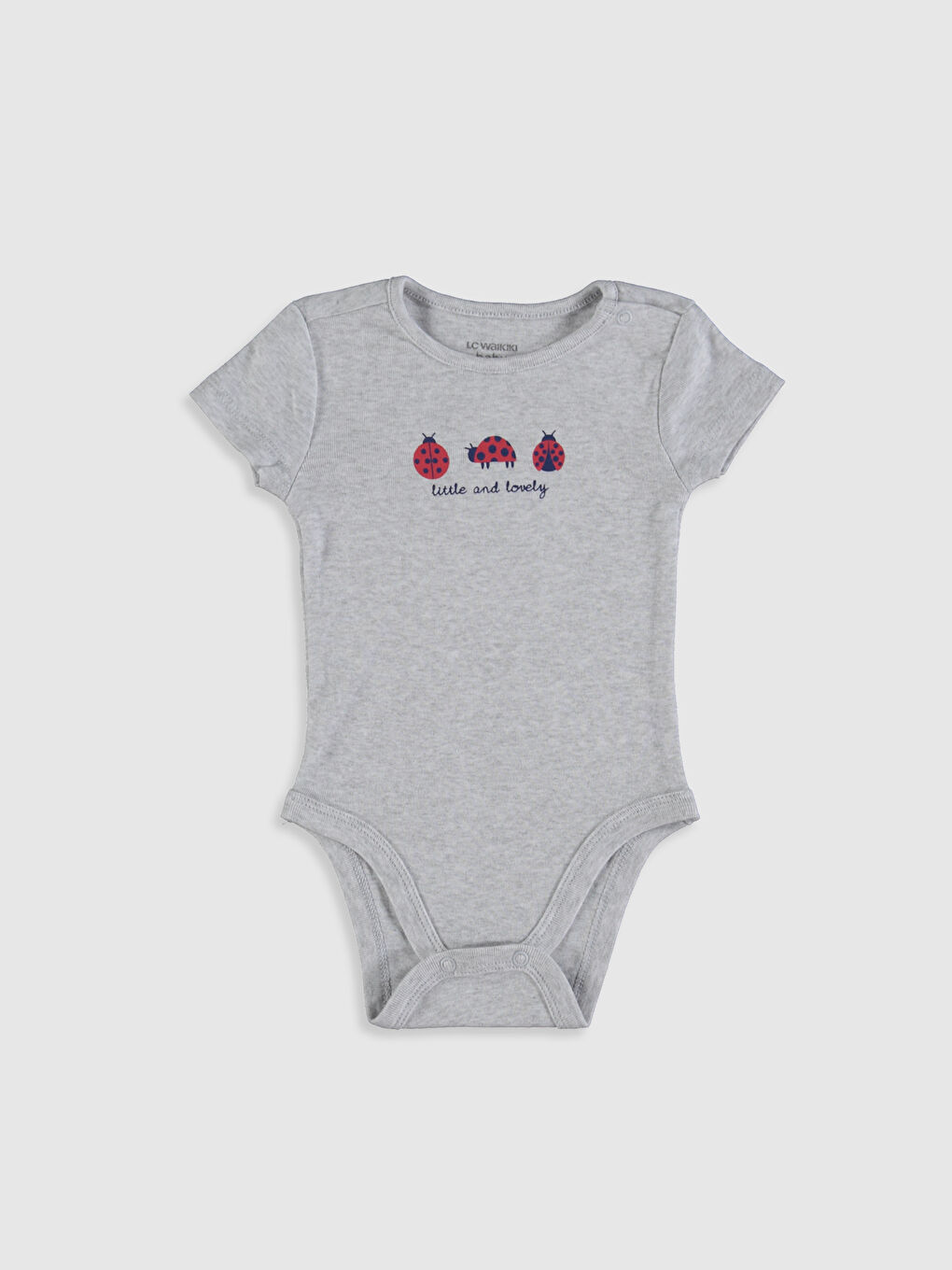 Beyaz Kız Bebek Pamuklu Çıt Çıtlı Body 2'li-2