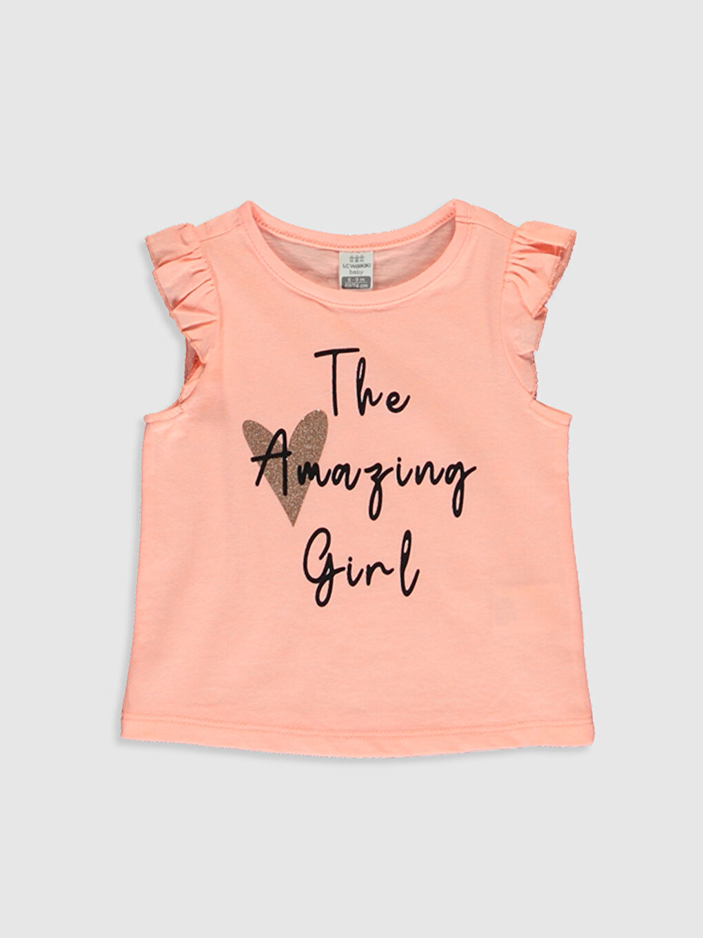 Pembe Kız Bebek Baskılı Pamuklu Pijama Takımı-2