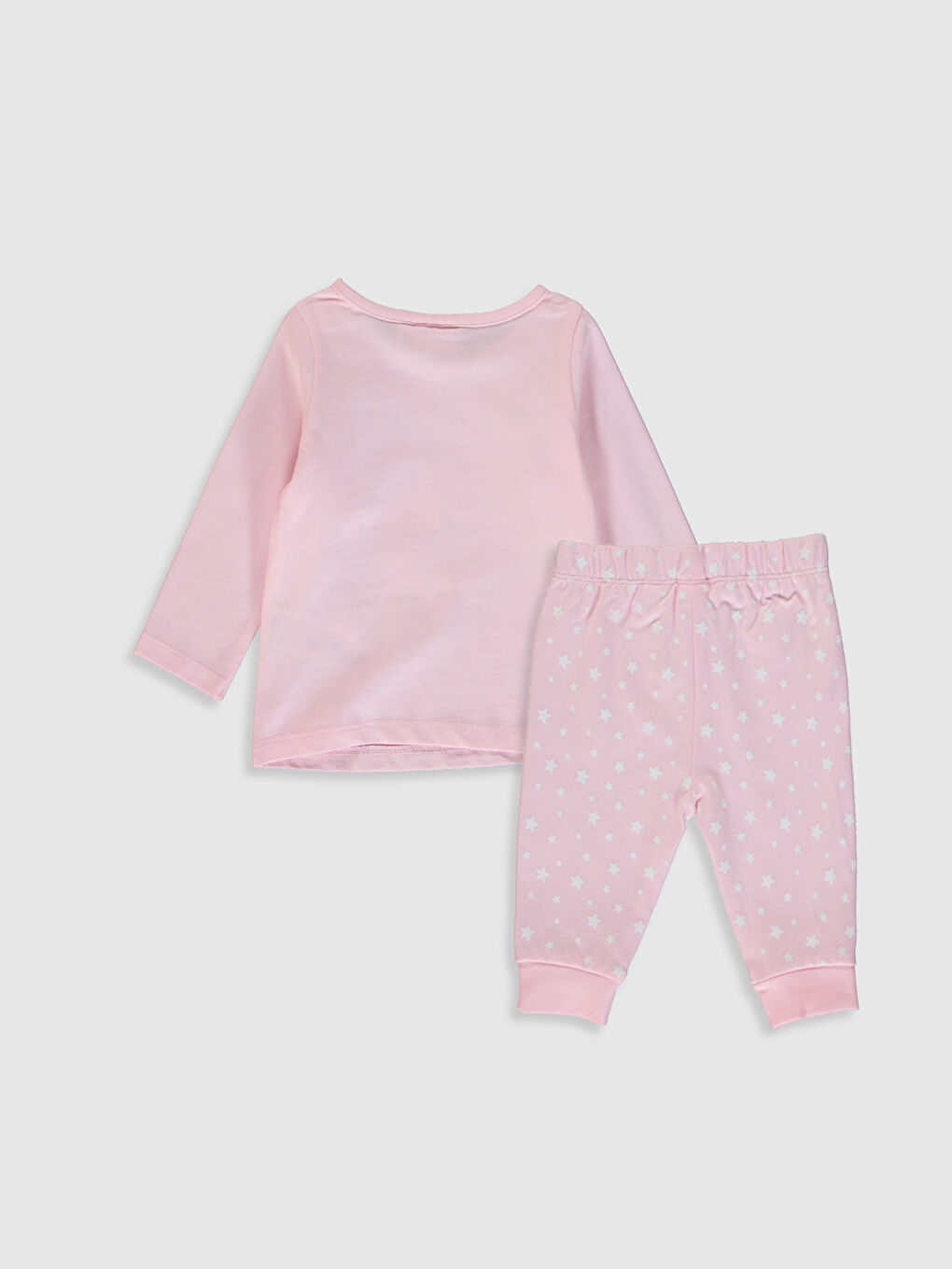 Kız Bebek Pembe Panter Baskılı Pijama Takımı-2