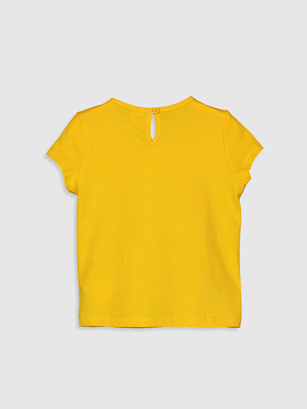 T-shirt Me Jakë Të Rrumbullakët Dhe Mëngë Të Shkurtra Për Foshnja Vajza-1