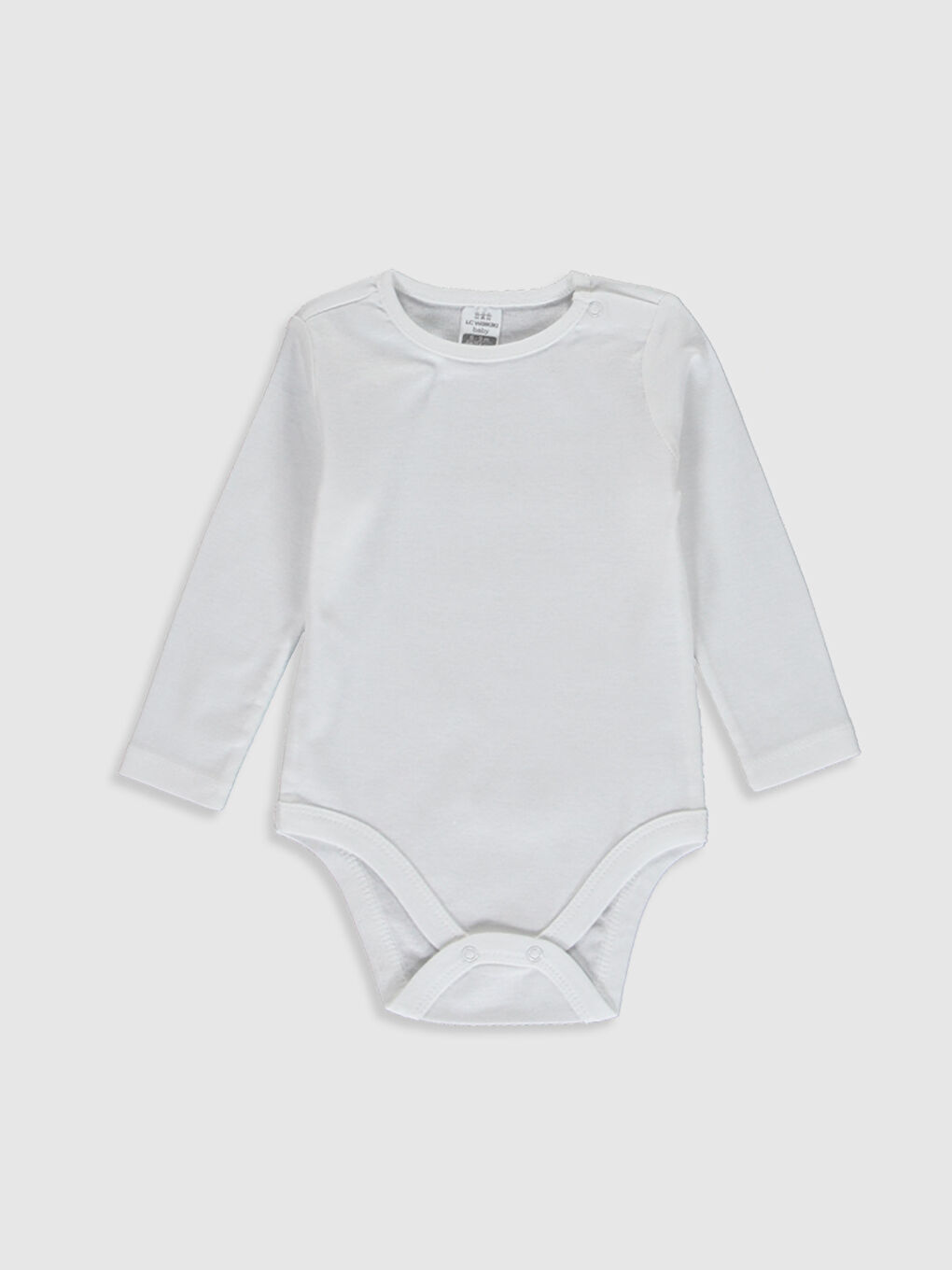 Beyaz Kız Bebek Pamuklu Çıt Çıtlı Body 2'li-3