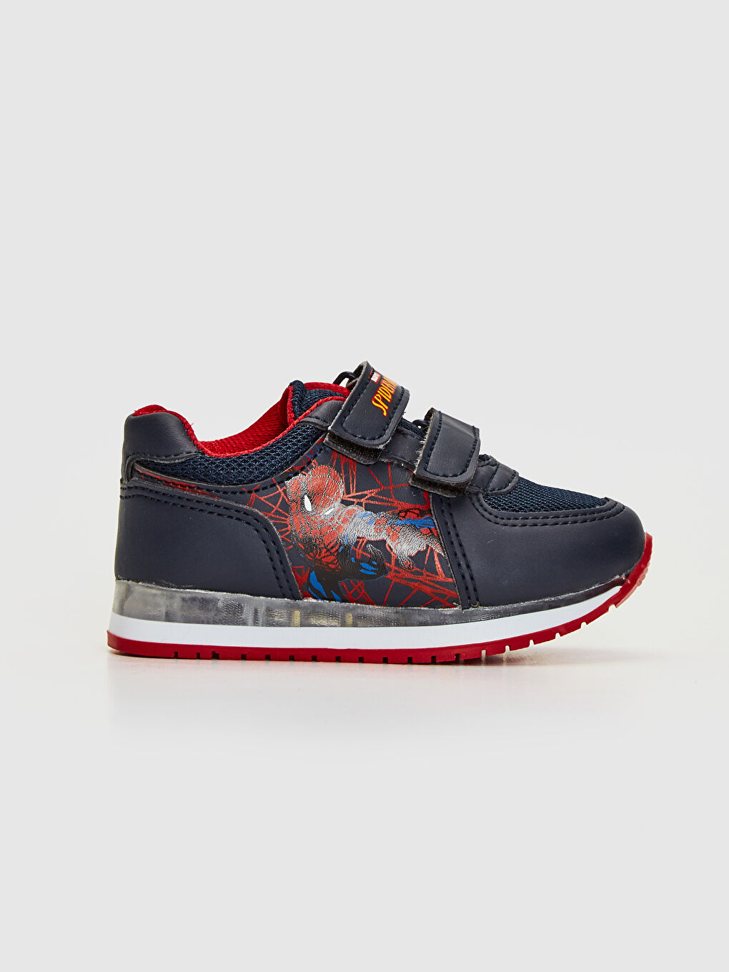 LCW STEPS Baby Jungen Spiderman Lizenzierte Leuchtende Freizeit Sportschuhe mit Klettverschluss -0S8485Z1-CRP