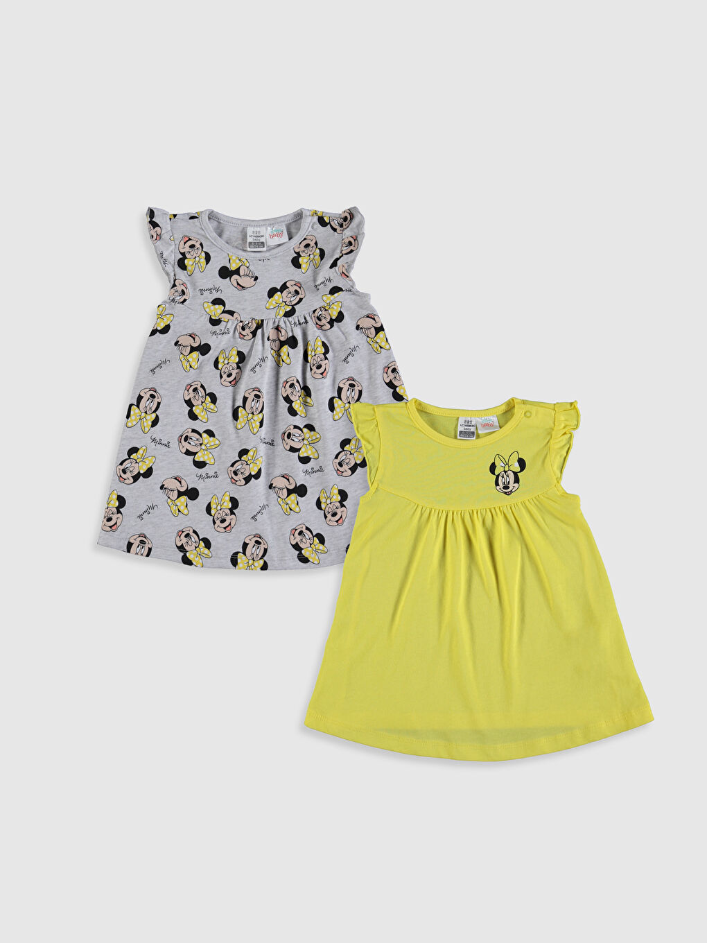 Сукня для новонароджених дівчаток з круглим вирізом горловини, 2 упаковки