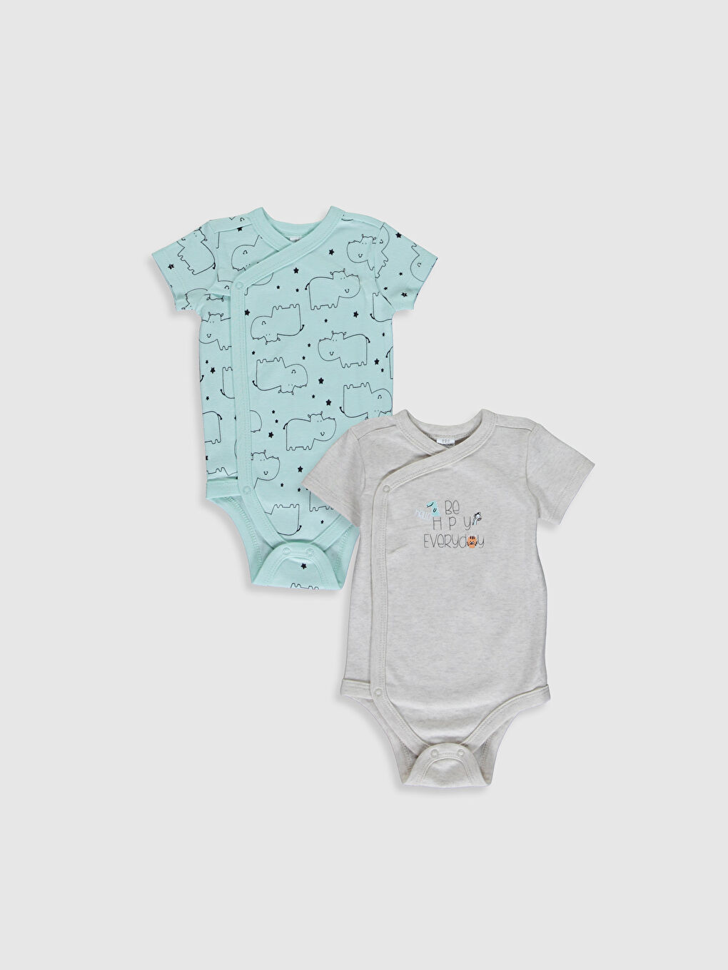 Хлопчик СІРО-ЖОВТИЙ Боді на бретельках