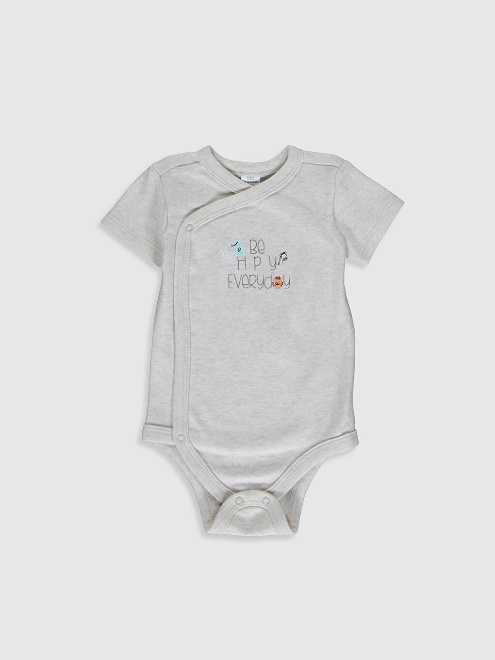 Хлопчик СІРО-ЖОВТИЙ Боді на бретельках-2