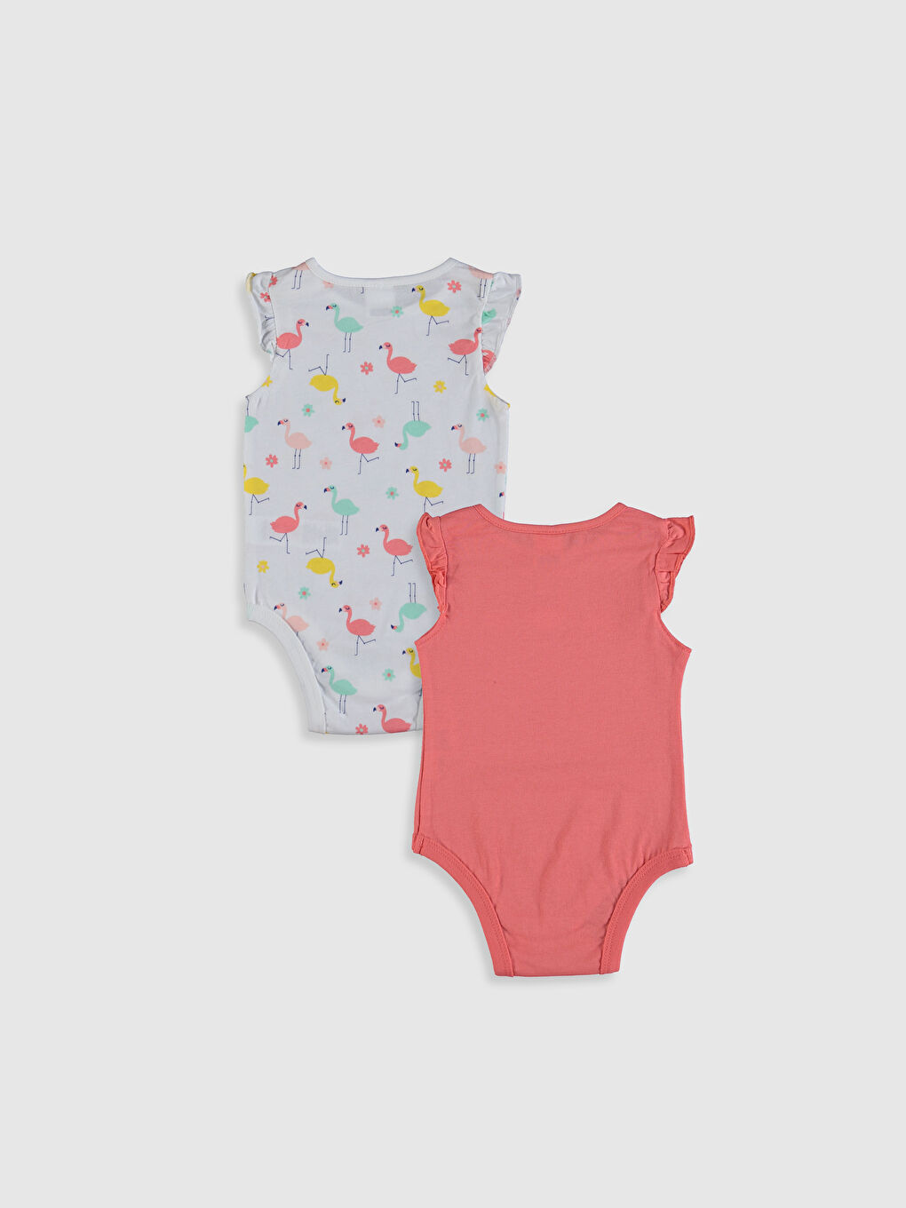 2-pack Baby Girl's Cotton Bodysuit-1