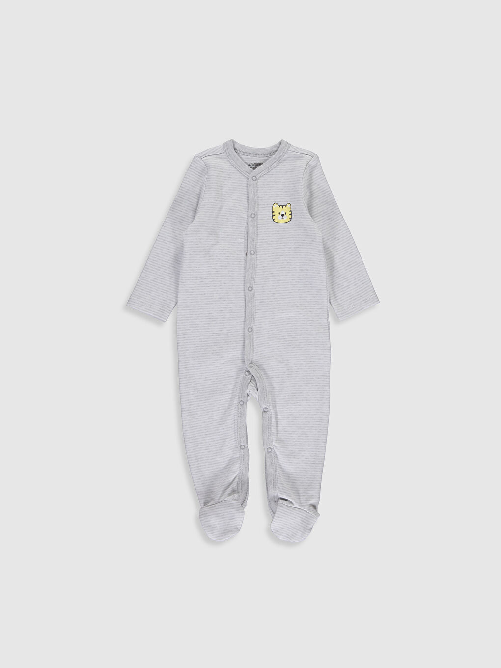 Sarı Bisiklet Yaka Uzun Kollu Erkek Bebek Tulum-2