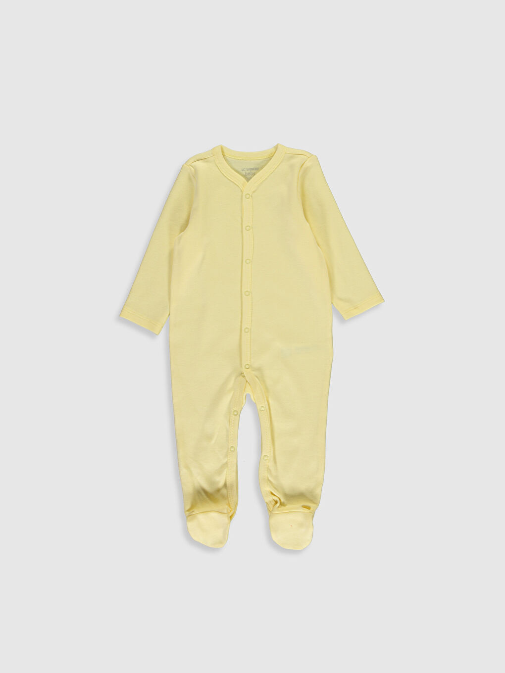 Sarı Bisiklet Yaka Uzun Kollu Erkek Bebek Tulum-3