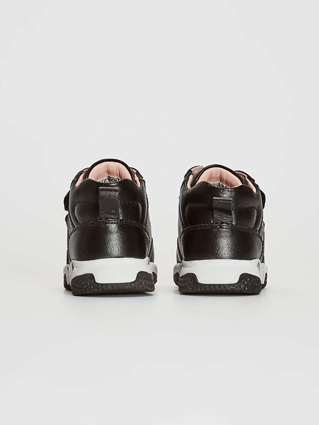 Siyah Kız Bebek Hakiki Deri Günlük Spor Ayakkabı-3