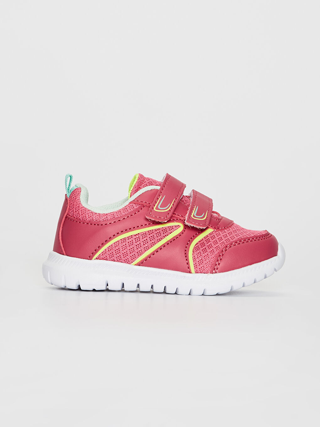 Pembe Kız Bebek Cırt Cırtlı Aktif Spor Ayakkabı -1