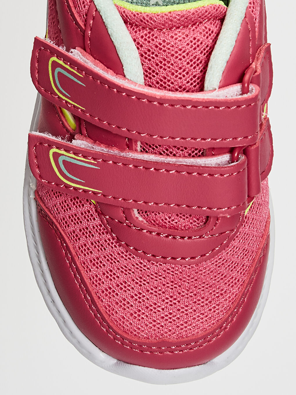 Pembe Kız Bebek Cırt Cırtlı Aktif Spor Ayakkabı -4