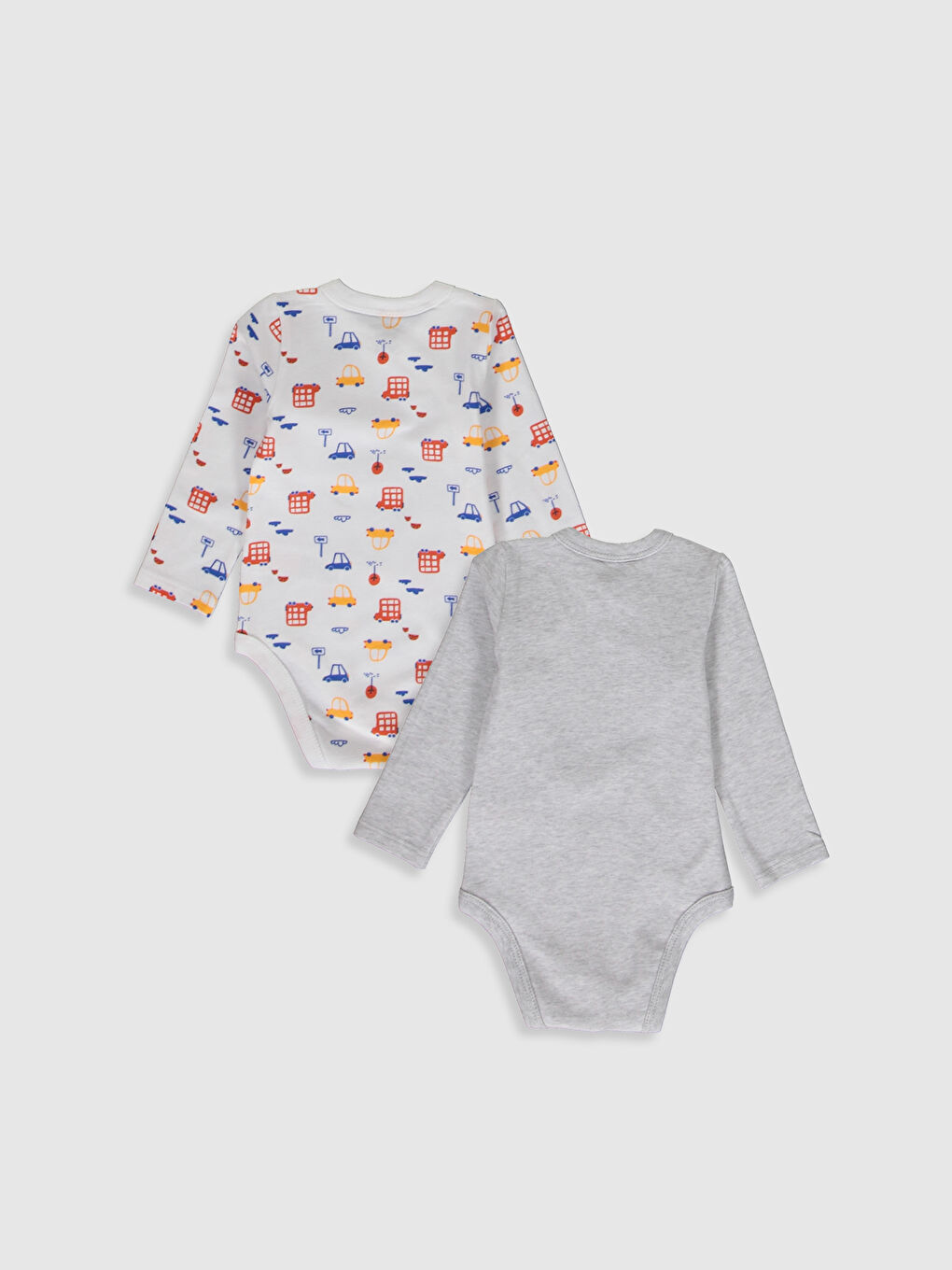 Long Sleeved Baby Boy Press Stud Body-1